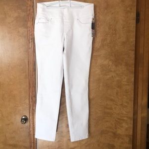 JAG JEANS, white pull on jeans